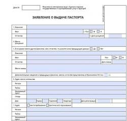 Как заполнить анкету на загранпаспорт старого образца